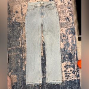 Zara Light Blue Flare & Wide Leg Jeans size 6